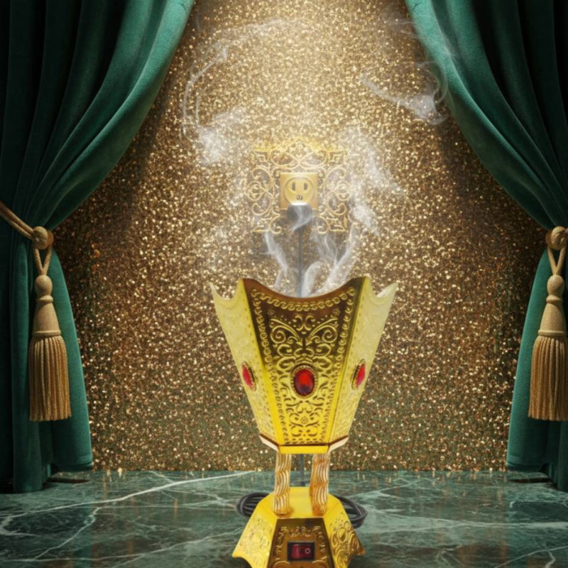 ELECTRIC BURNER  GOLD | Souk Attar