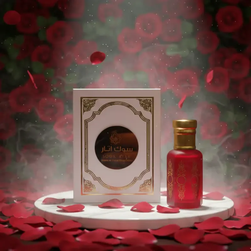 Oud Rose Attar – Pure Natural Perfume Oil for Men & Women